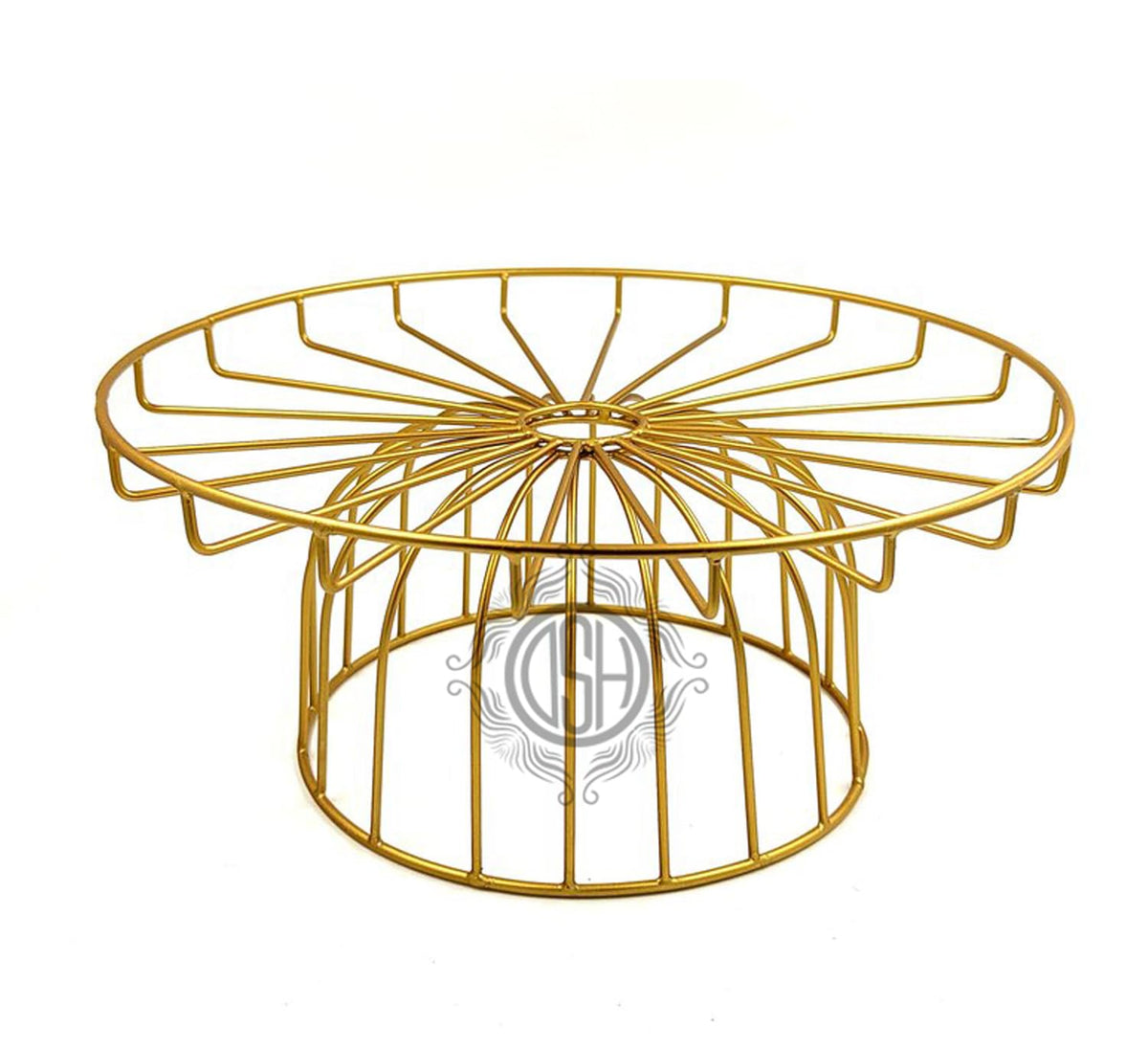 DSH Cake Stand for Cupcake Display Stand Multipurpose Round Dessert Stand for Birthday and Wedding Party (Black, Small)
