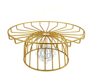 DSH Cake Stand for Cupcake Display Stand Multipurpose Round Dessert Stand for Birthday and Wedding Party (Black, Small)