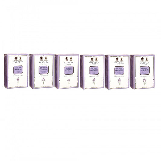 Yardley English Lavender Luxury Soap, 100g (Pack of 6)