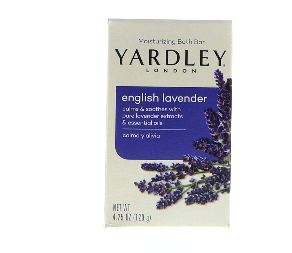 Yardley Bar Soap - English Lavender with Essential Oils, 4.25 oz Bar (Pack of 3)