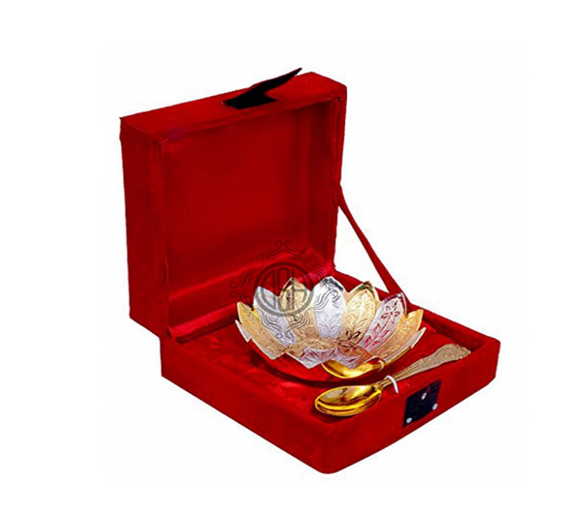 DSH CRAFTING YOUR CURIOSITY Bowl Sets with Spoon Used for Dry Fruit, Sweets and Home Decor with Velvet Box Gift Items