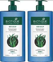 BIOTIQUE Bio kelp Shampoo for falling hair combo pack of 2 each 650ml (1.3 L)