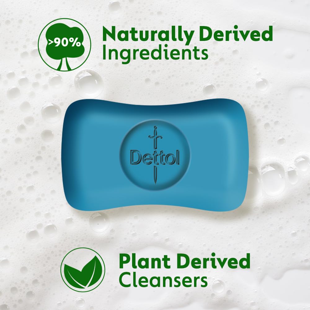 Dettol Icy Cool Bathing Soap Bar, 3X Intense Cooling, (3125g), 125g - Pack of 25