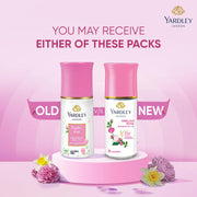 Yardley London English Rose Underarm Deodorant Roll On | With Licorirce Extract & Floral Extracts | Smooth & Eventoned Underarms | 48 H Long Lasting Floral Scent| 0% Alcohol & Dermat Approved | For Women | 50ml