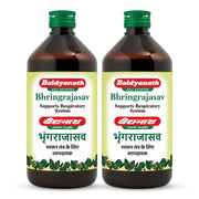 Baidyanath Asli Ayurved Bhringrajasava Liquid Syrup - 450 Ml (Pack Of 2) - Multi-Benefit Ayurvedic Wellness Formula | Supports Respiratory Health, Vitality & Stamina