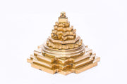 RUDRADIVINE Brass meru Shree Yantra 2x2 Inch for Success FULFILMENTS Enormous Wealth Luck Power Prosperity Correcting VAASTU DOSH Financial Stability Brass Meru Shree Yantra (2x2 inch 125gram)