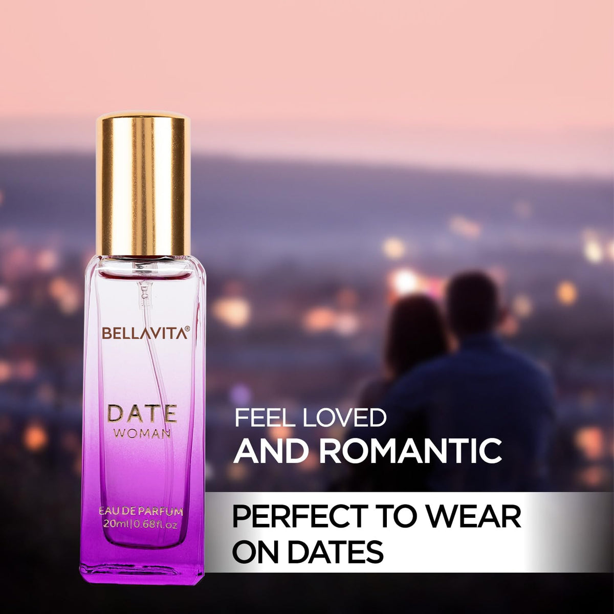 BELLAVITA Date & Senorita Woman Perfume Combo with Jasmine, Vanilla, Lotus & Musk | EDP Fragrance Scent, Pack of 2, 20 ml Each