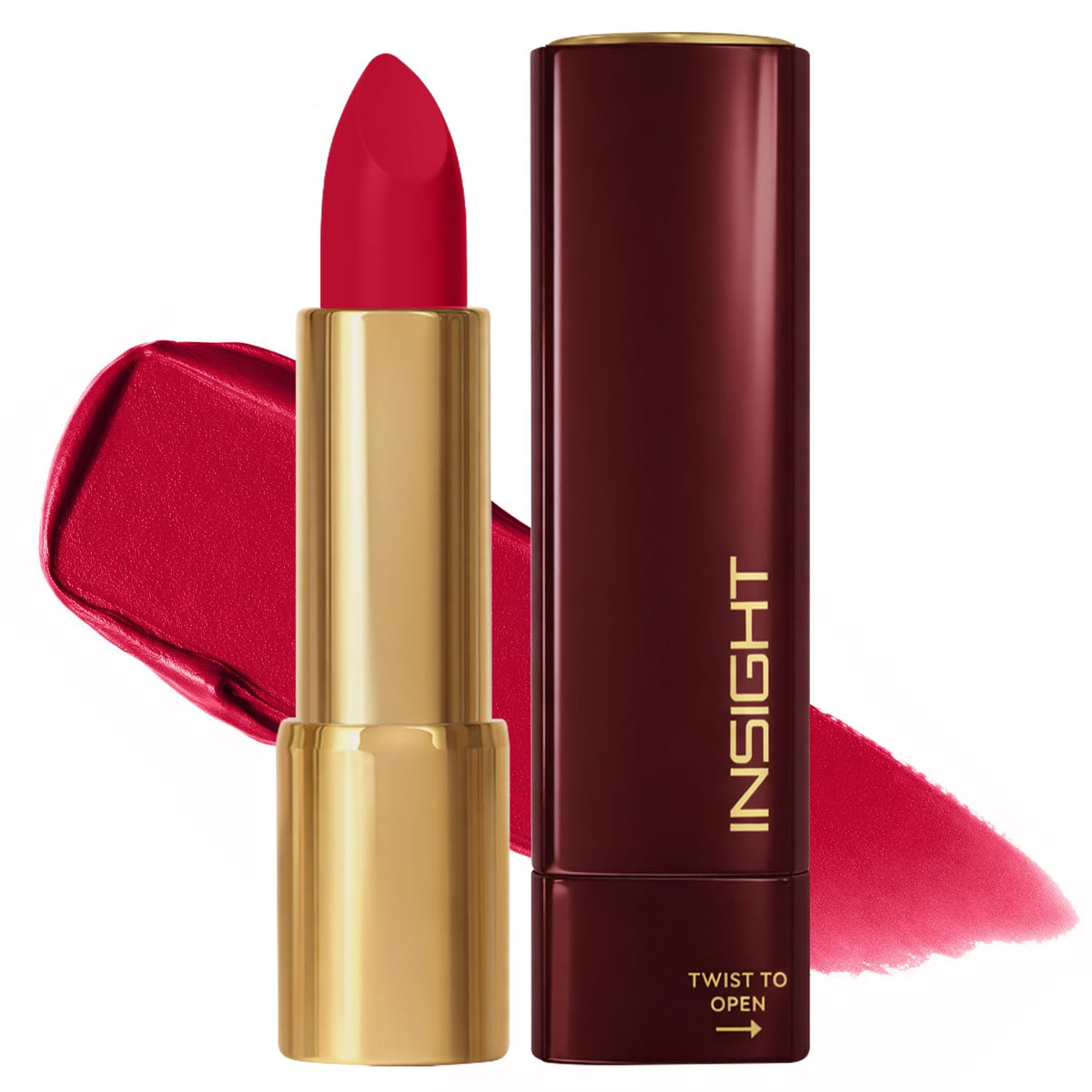 INSIGHT Cosmetics Blur Rouge Lipstick – Long Lasting | Matte Finish | Non-Transfer | Lightweight & Non-Sticky | One-Swipe Pigment (Own It) – 4.2g