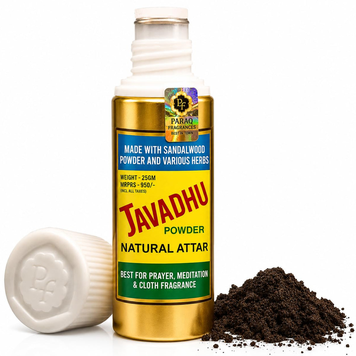 Parag Fragrances Golden Javadhu 25ml Extra Premium Attar For Worship, Religious Use, Home Fragrance, Clothes or Personal Fragrance pride of south India