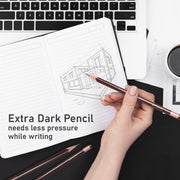 Linc Pentonic Extra Dark Graphite Pencil Box Pack | HB2 Lead | Set of 10 Pcs x 2 Packs