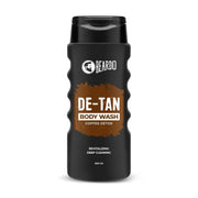Beardo De-Tan Body Wash for Men, 500ml | Tan Removal and Caffeine Body Wash | Detan With Coffee & Aloe Extracts | For Body & Face | Refreshing Fragrance | Bodywash for Men