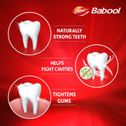 Dabur Babool Ayurvedic Toothpaste -350g (175g x 2, Pack of 2) | For Strong Teeth & Healthy Gums | Helps in Cavity Protection, Fresh Breathe | All Round Protection