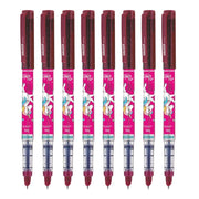 Hauser Inx Unicorn Fountain Pen | Smooth Round Nib With Iridium Tip | 2 Ink Cartridges | Unique Liquid Ink System | Blue Ink, Pack of 8