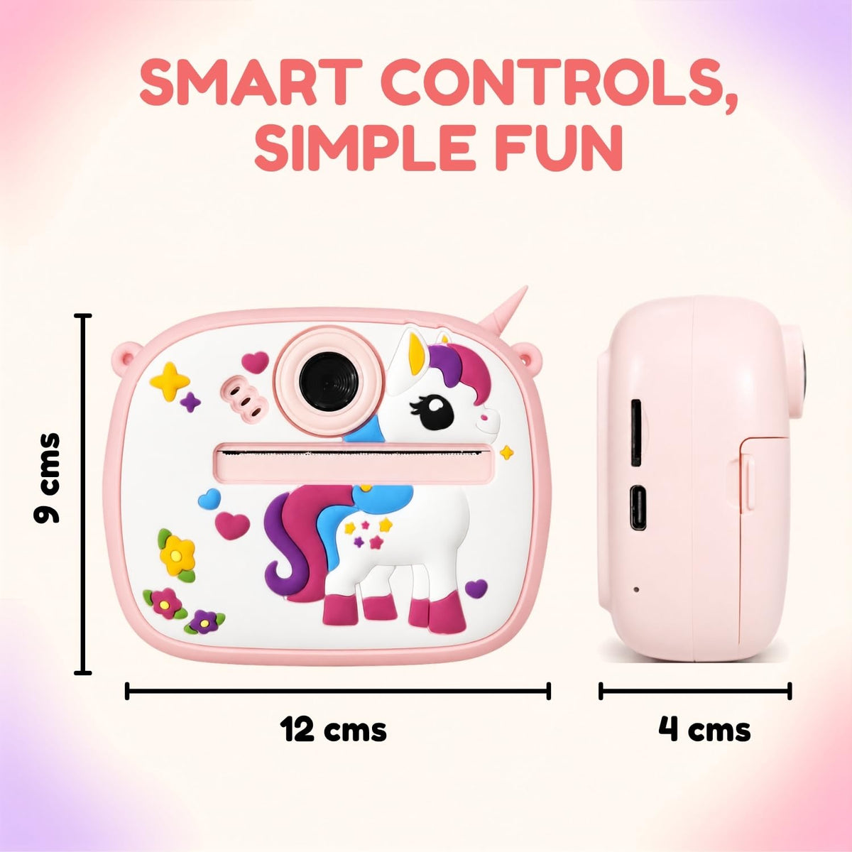 Toy Imagine Instant Print Camera for Kids with Thermal Printer & Dual Lens