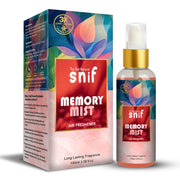 The Old Natural Snif Memory Mist & Green Pulse Air Freshener Spray – 200ml | Uplifting Floral Aroma, Natural Air Freshener for Home, Office & Car Pack of 2 - Combo