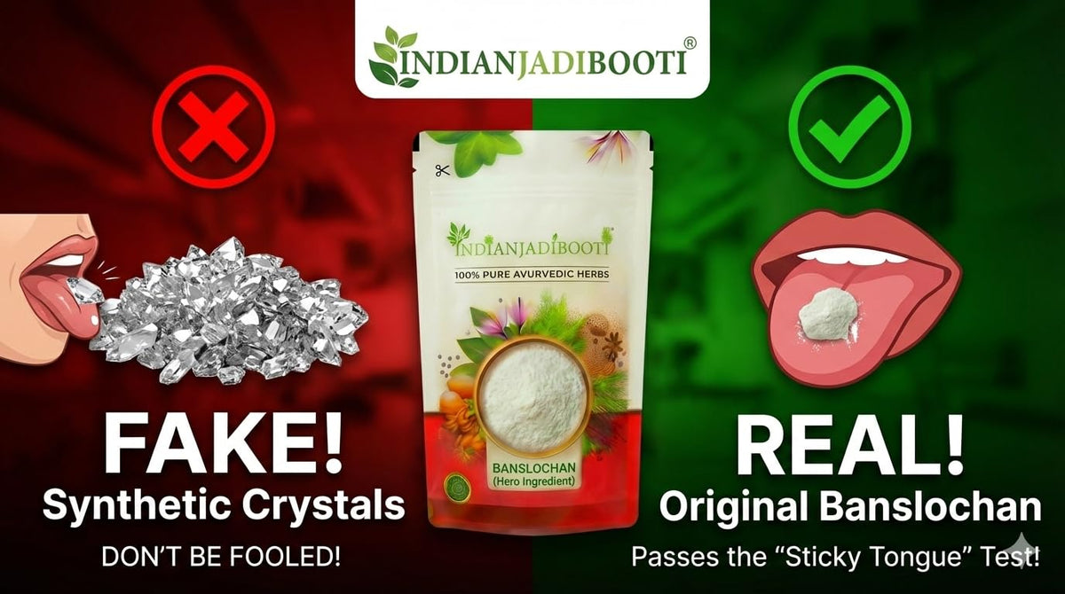 IndianJadiBooti Banslochan (900g Pack of 3) | Pure Bamboo Silica/Vanslochan | Tabasheer | Natural Calcium Source for Bone Health & Growing Kids | Sitopaladi Churna Ingredient | Edible Bans Kapoor