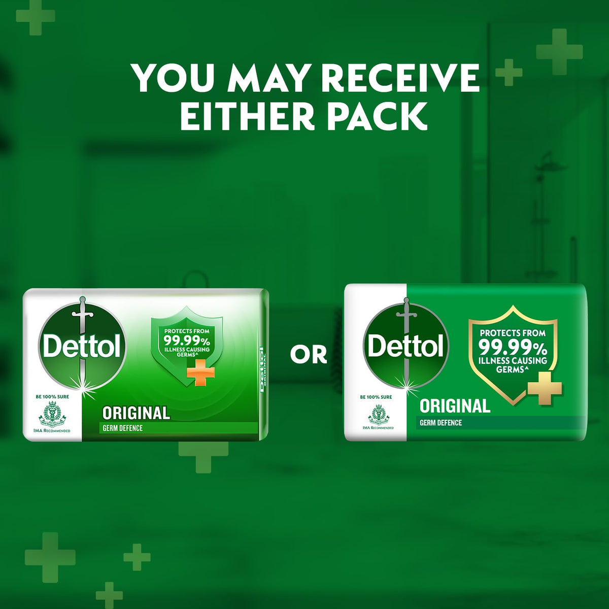 Dettol Original Germ Protection Bathing Soap Bar (100gm) | Kills 99.99% germs