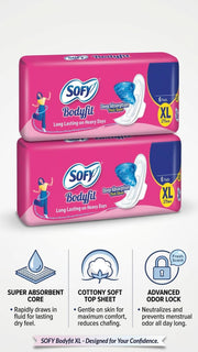 Sofy Bodyfit Regular Sanitary Pads, Pack of