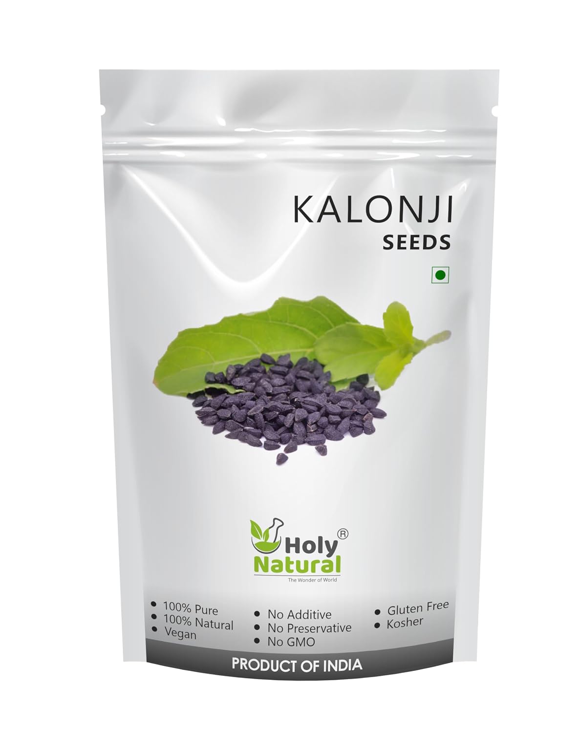 Holy Natural Kalonji Seeds – 400 Gm | Also called Black Seeds, Nigella Sativa and Black Cumin Seeds | Bold and Unique Seeds Flavor
