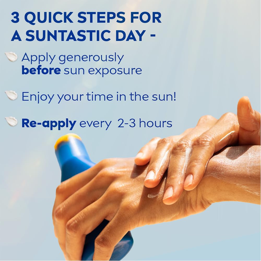 NIVEA Men & Women Sun Protect And Moisture 125Ml Spf 30 Advanced Sunscreen For Instant Protection For Normal Skin| Pa++ UVA - UVB Protection System| Water Resistant| Pack Of 1