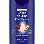 Nivea Cocoa Nourish Oil In Lotion, Pack of 3 (200ml, Dry Skin)