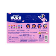 Fevicryl Yudu Gel Crayons | 12 Colours with 1 Brush | Smooth & Mess-Free Creative Art | Twistable, Washable & Water Soluble for Kids & Adults | Ideal Gift for Kids