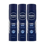 NIVEA Cool Kick Deodorant for Men, 150 ml (Pack of 3)