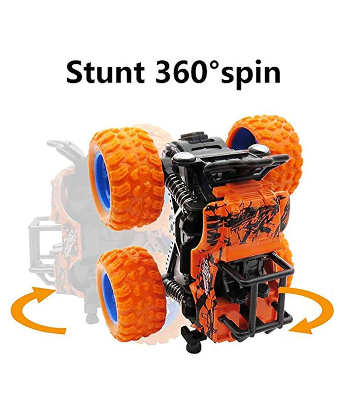 Toy Imagine 360° Stunt Monster Trucks for Kids, Push & Go
