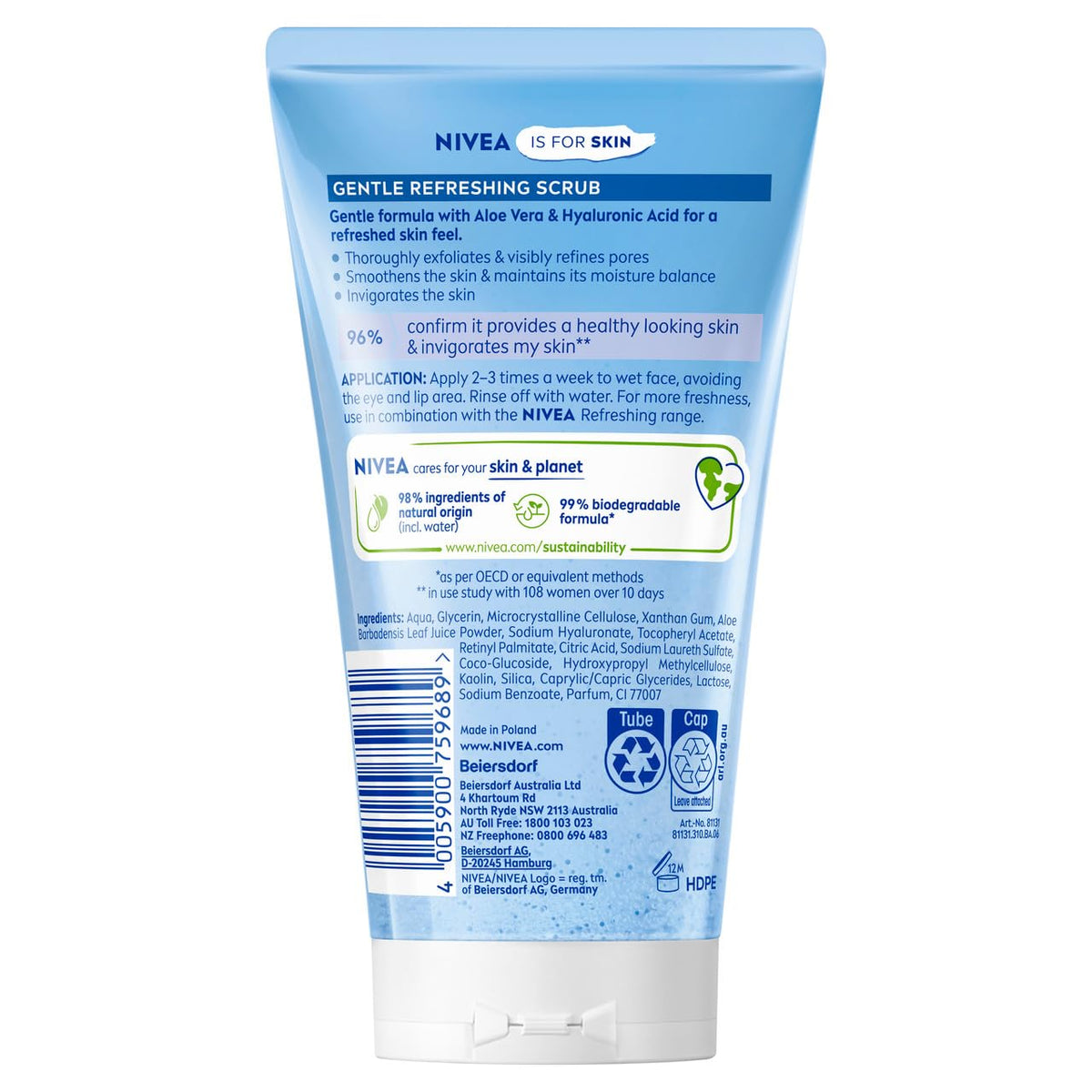 Nivea Visage Daily Essentials Gentle Exfoliating Scrub (150ml)