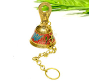 DSH Pure Brass Hanging Bell for Decorative Pooja Room,Temple & Door Bell Brass Mandir Bell