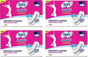 SOFY Body Fit Sanitary Pads 18+18+18+18 Combo Pack Sanitary Pad (Pack of 4) (Pack of 72)