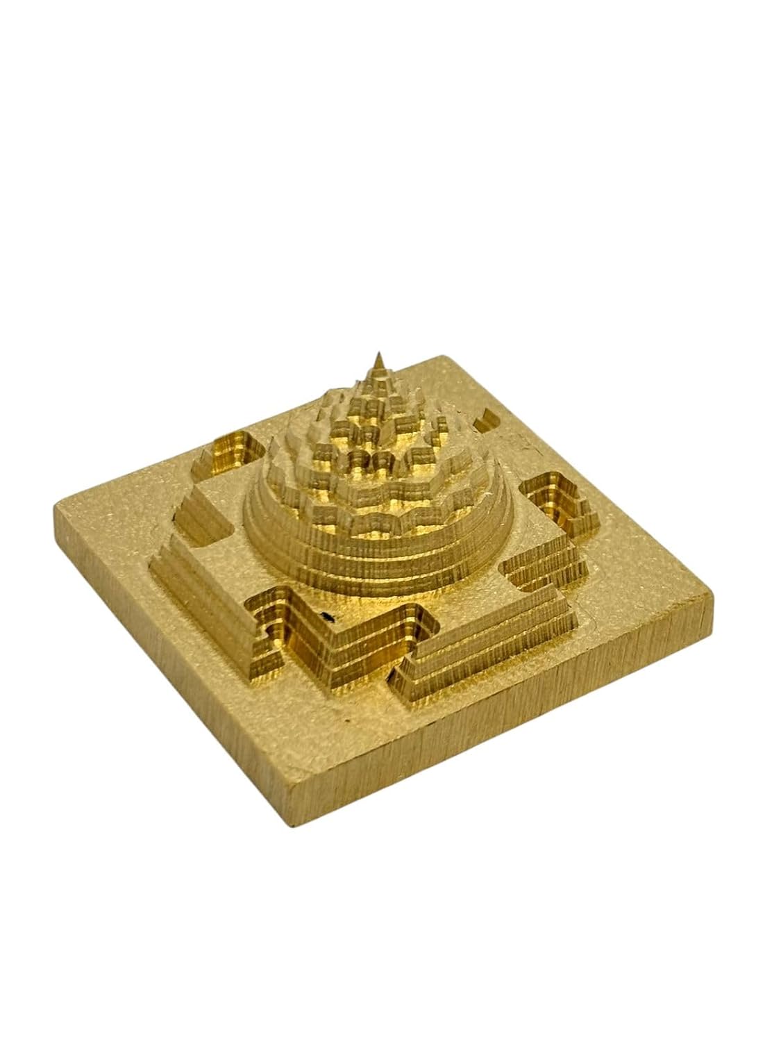 RUDRADIVINE Panchdhatu Shri Yantra for Pooja | Energized Wealth & Prosperity Symbol | Vastu Decor for Home Entrance & Office