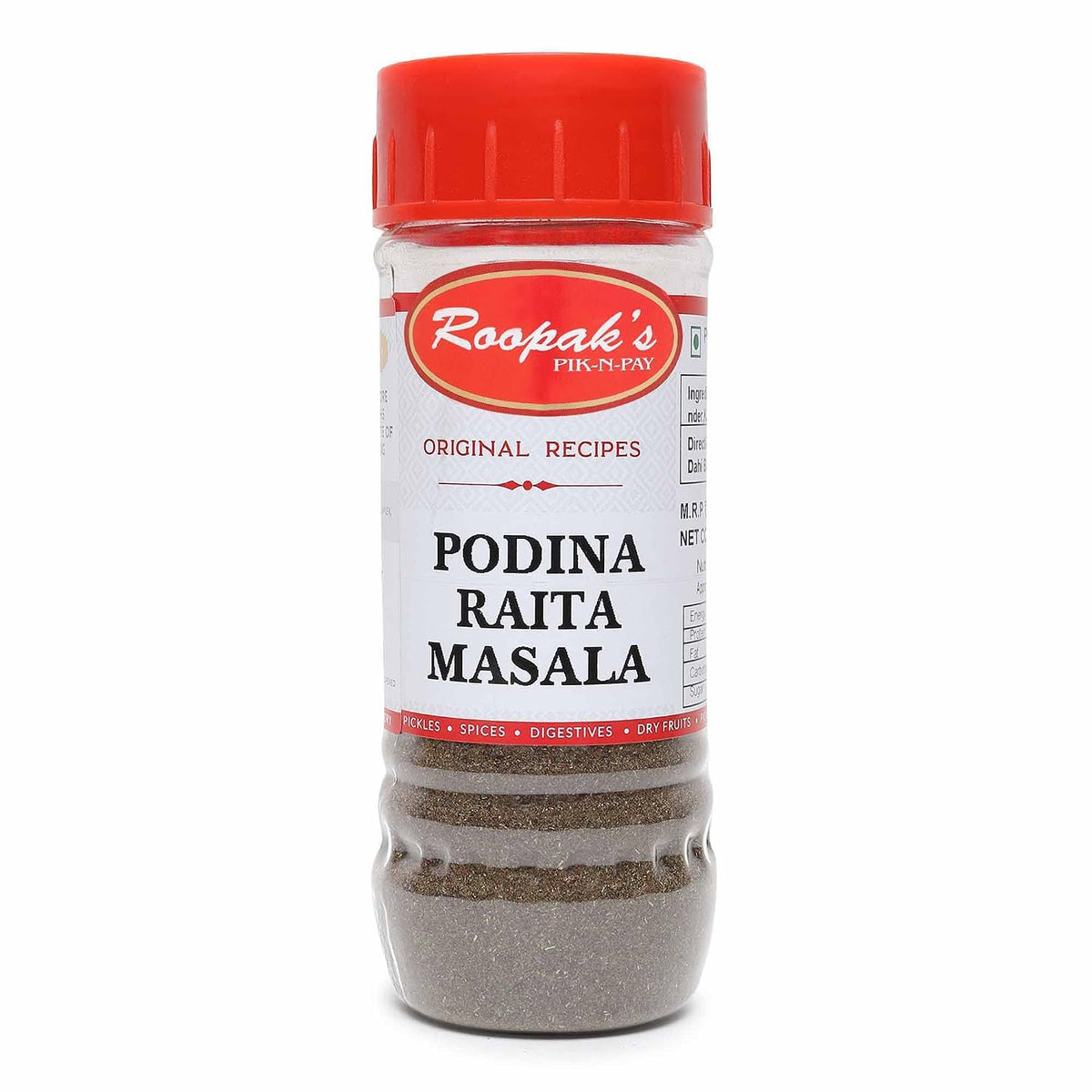 ROOPAK'S - Combo Pack Of Biryani (Pulao) Masala + Podina Raita Masala (Pack Of 2, 100gm each)