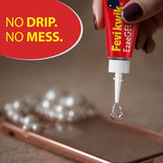 Pidilite Fevikwik Gel One Drop Instant Adhesive | Multipurpose Gel | Easy to Use | Ideal for Art & Craft | Can be used on variety of surfaces | Create, Make, Decorate | 3g