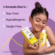 Bare Anatomy Junior Gentle Cleansing Shampoo For Kids from 1-12 Years | Tear-Free & Hypoallergenic pH 5.5 | Coconut Milk Protein, Almond Oil, Vitamin E & Strawberry | SLS & Paraben Free | Vegan -250ml