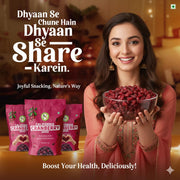 NatureVit Cranberries Dried Sliced, 200g | 100% Natural Dried Cranberry | Sukha Karunda/Karamcha | Antioxidant Rich and Healthy Snack