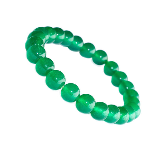 SHINDE EXPORTS Natural Semi Precious Gemstone Bracelet Crystal Round Loose Beads for Men & Women. 8mm