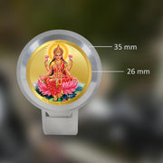 DIVINITI 24K Gold Plated Foil Premium Bike Frame with Lakshmi |Waterproof Adjustable and Stable 360 Rotation Bike Bicycle Accessories|Air Resistant Theft Resistant Bike Frames- 35 MM