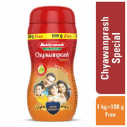 Baidyanath Asli Ayurved Chyawanprash Special, 1kg + 100g Free for Adults & Kids & Baidyanath Asli Ayurved Kesari Kalp Royal Chyawanprash 1 Kg - Enriched With Gold, Silver And Saffron, Pack of 1