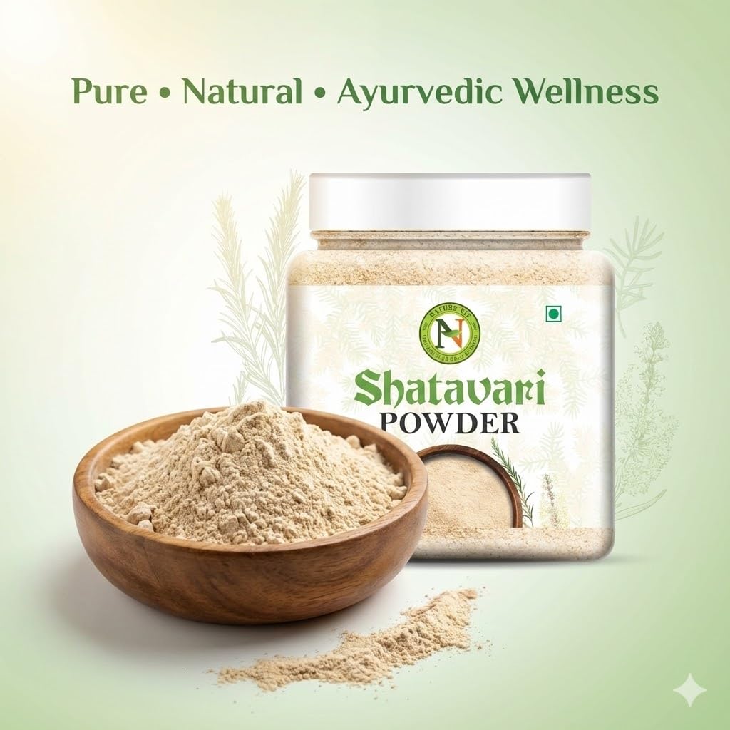 NatureVit Shatavari Powder 100g | Ayurvedic Women’s Health Supplement | 100% Pure & Natural | Supports Hormonal Balance & Immunity