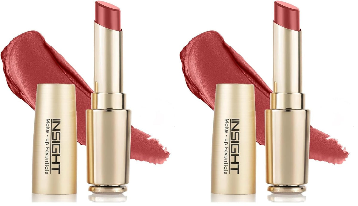 INSIGHT Air Whip Lipstick - Capital Chic| Blurred Matte Finish | Air Whipped Mousse Texture | Ultra Lightweight, Buildable Pigment | Hydrating Long Wear Comfort - 3.75g (Pack of 2)