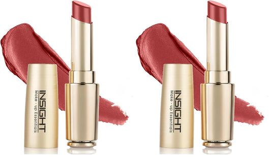 INSIGHT Air Whip Lipstick - Capital Chic| Blurred Matte Finish | Air Whipped Mousse Texture | Ultra Lightweight, Buildable Pigment | Hydrating Long Wear Comfort - 3.75g (Pack of 2)