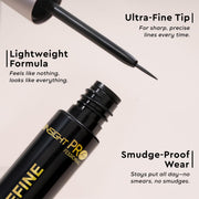 INSIGHT Professional Line & Define Eyeliner - 5g | Intensely Pigmented | Quick Drying | Long Lasting | Smudgeproof | Waterproof | Rub-resistant Formula (Pack of 2)