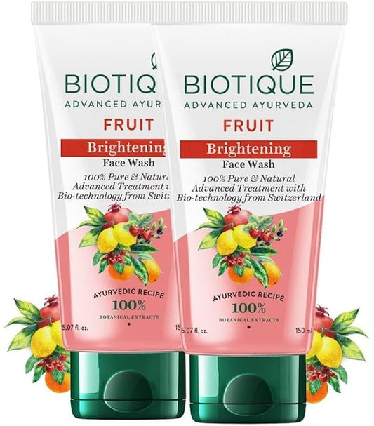 BIOTIQUE Fruit Brightening Face Wash (300 ml)