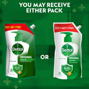 Dettol Liquid Handwash Refill - Original Hand Wash- 675ml , Germ Defence Formula | 10x Better Germ Protection