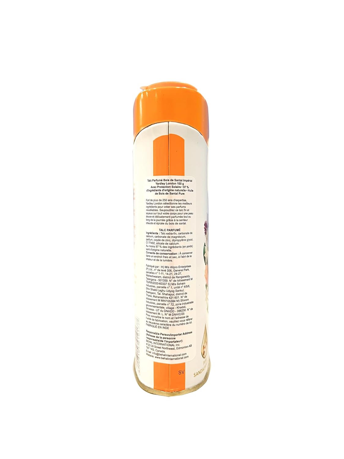 Yardley London Imperial Sandalwood Talc for Women, 100g