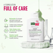 Sebamed Liquid Face and Body Wash 200ml | For all skin types