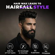 Beardo Xxtra Stronghold Hair Wax, 100 gm | Crystal Hair Wax for Men | Hair Wax Men | Hair Styling Wax for Glossy Finish & Shine | Extra Strong Hold Wax