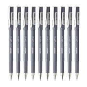 Hauser UV Gel Pen Wallet Pack | Ensures Smoothness & Durability | Waterproof Ink for Smooth & Smudge Free Writing | Black Ink, Pack of 20 Pens