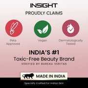 INSIGHT Moisture Lock Compact Foundation - Ivory Whisper (11g) | Matte Finish | Blocks Excess Oil | Weightless Formula for All Day Comfort | Infused with Vitamin E